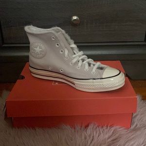 Converse All-Star Pink High Top w/ Fur Inside